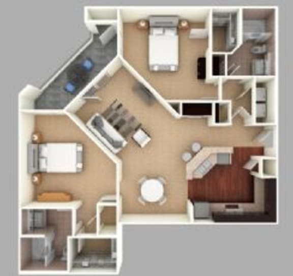 1, 2 & 3 Bedroom Apartments in Irmo, SC The Residence